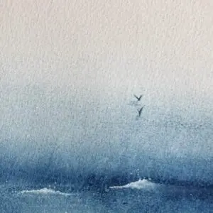 Between blush and blue #1